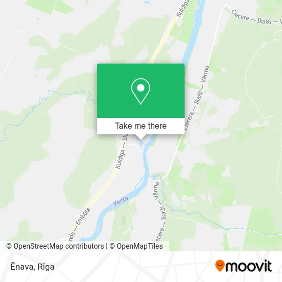 Ēnava map