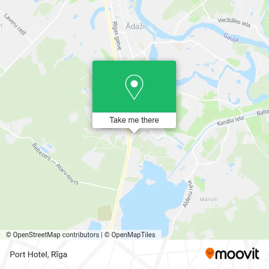 Port Hotel map