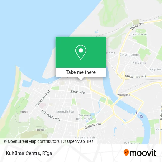 Kultūras Centrs map