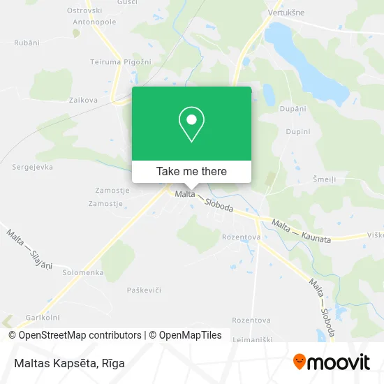 Maltas Kapsēta map