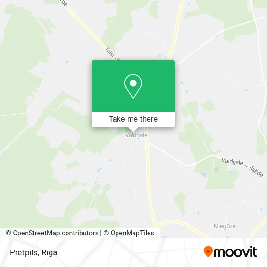 Pretpils map