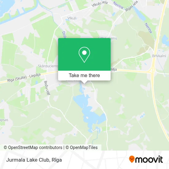 Jurmala Lake Club map