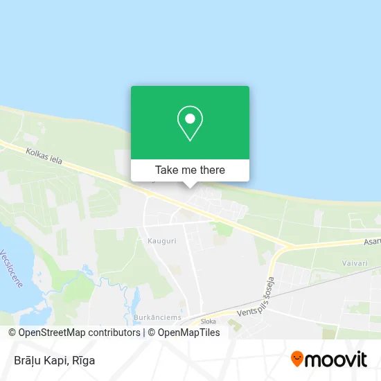Brāļu Kapi map