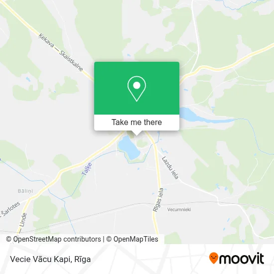 Vecie Vācu Kapi map