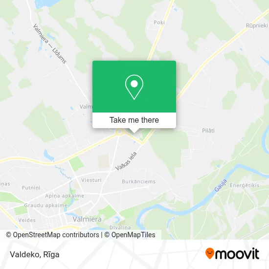 Valdeko map