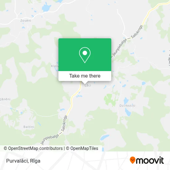 Purvalāci map