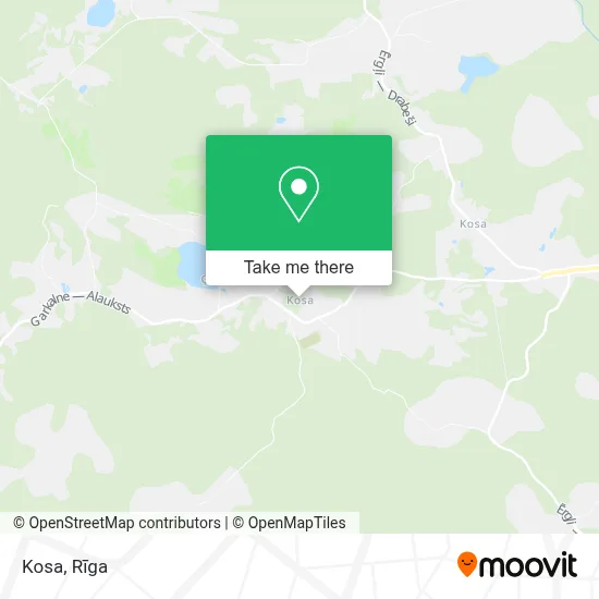 Kosa map