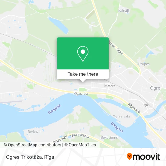 Ogres Trikotāža map