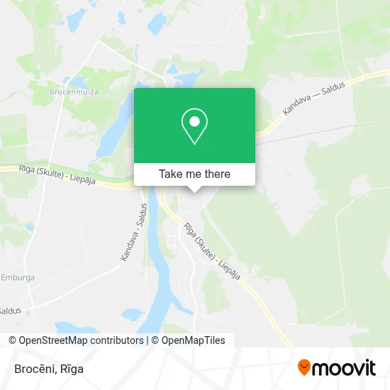 Brocēni map