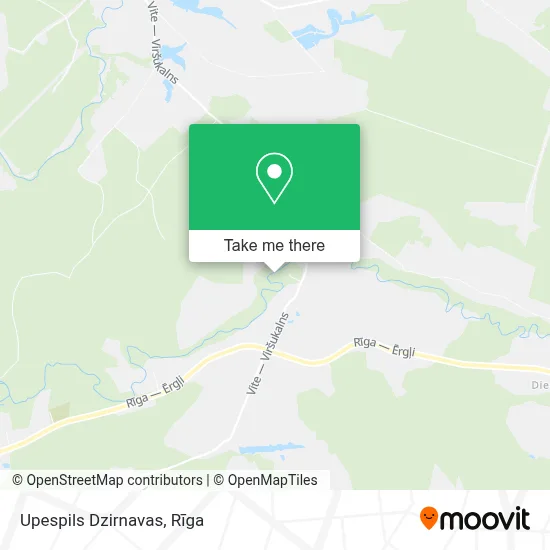 Upespils Dzirnavas map