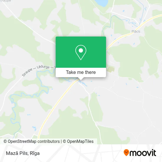 Mazā Pils map