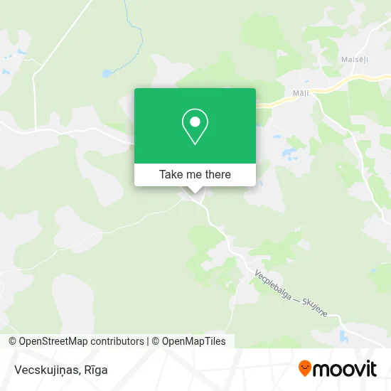Vecskujiņas map