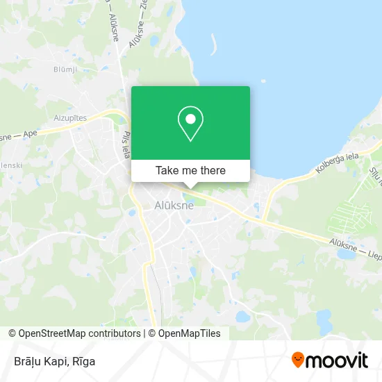 Brāļu Kapi map