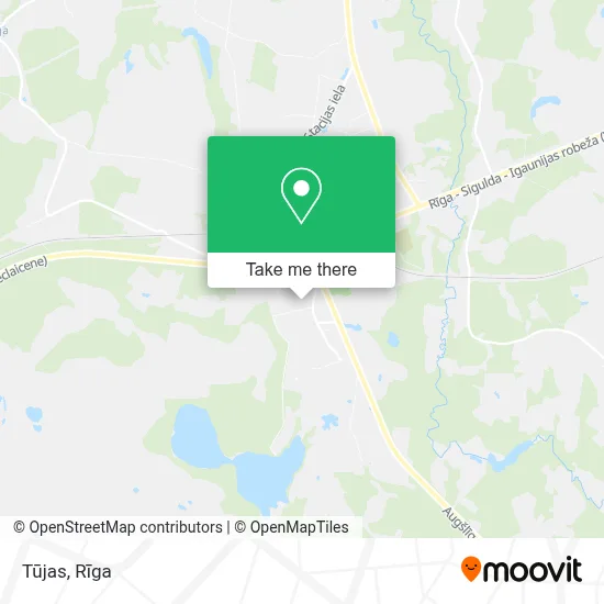 Tūjas map