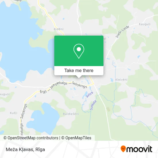 Meža Kļavas map
