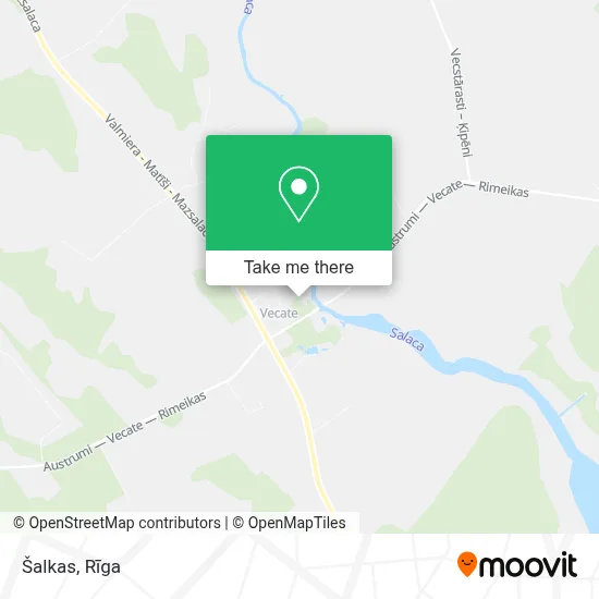 Šalkas map