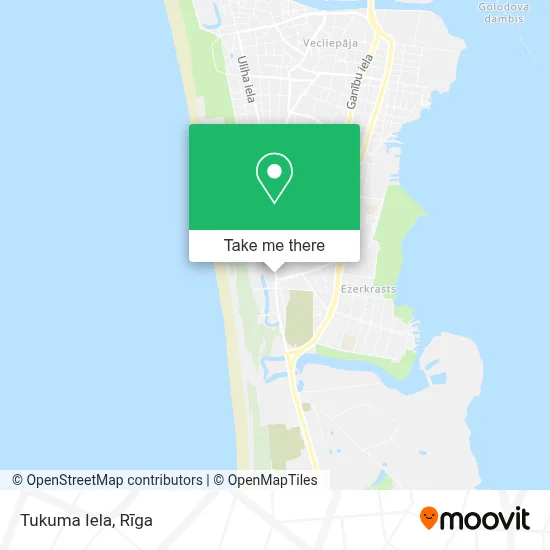 Tukuma Iela map