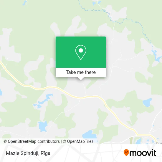 Mazie Spinduļi map