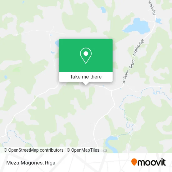 Meža Magones map
