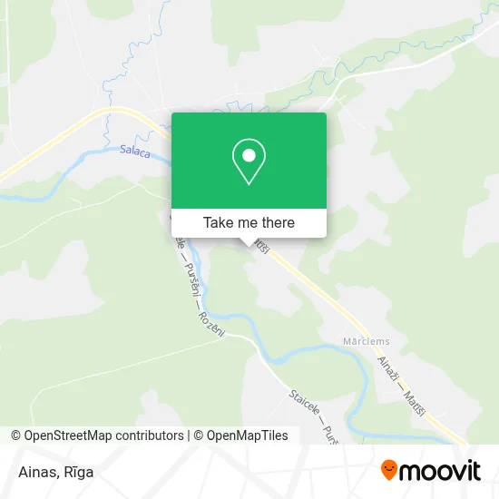 Ainas map