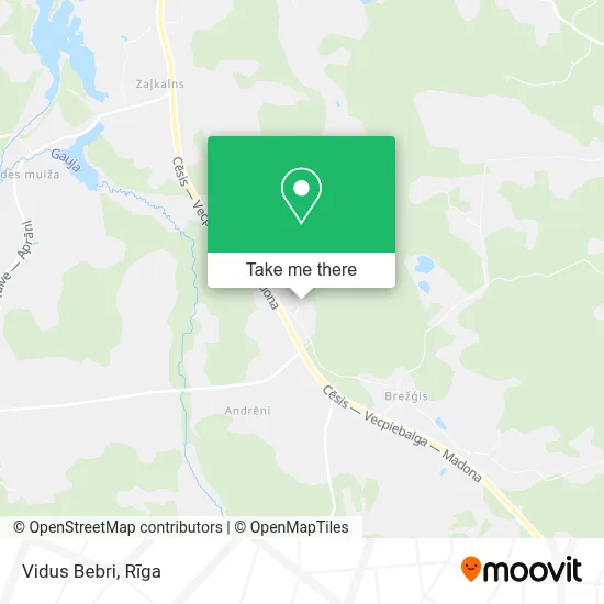 Vidus Bebri map