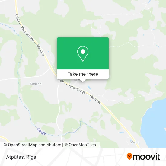 Atpūtas map