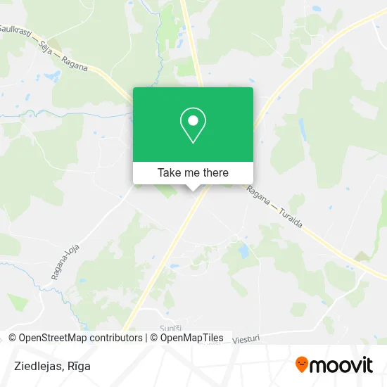 Ziedlejas map