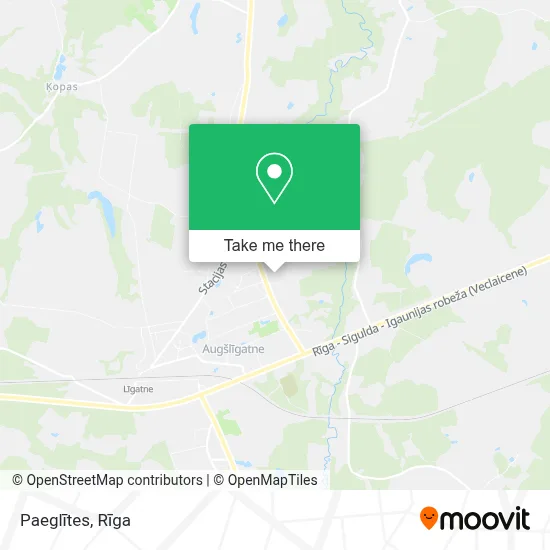 Paeglītes map