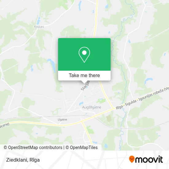Ziedklani map