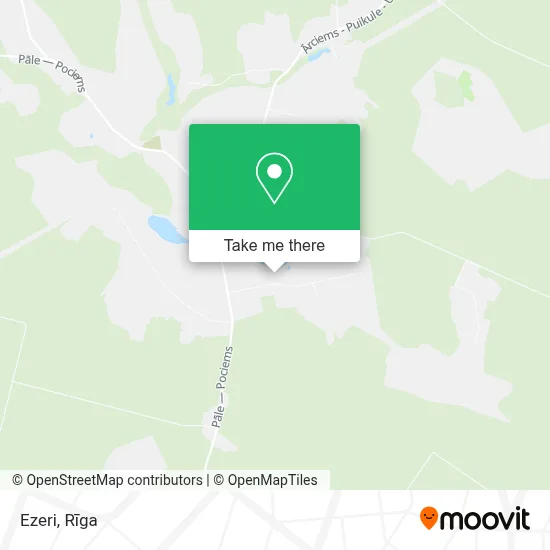 Ezeri map