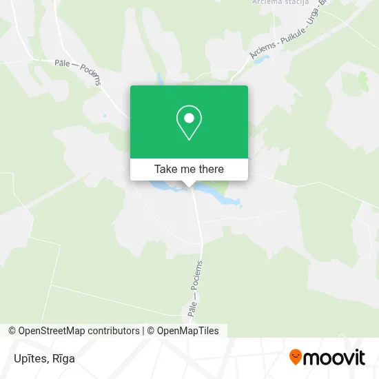 Upītes map
