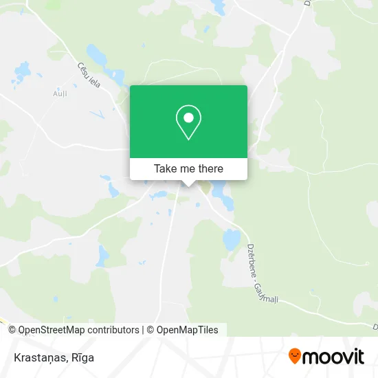 Krastaņas map