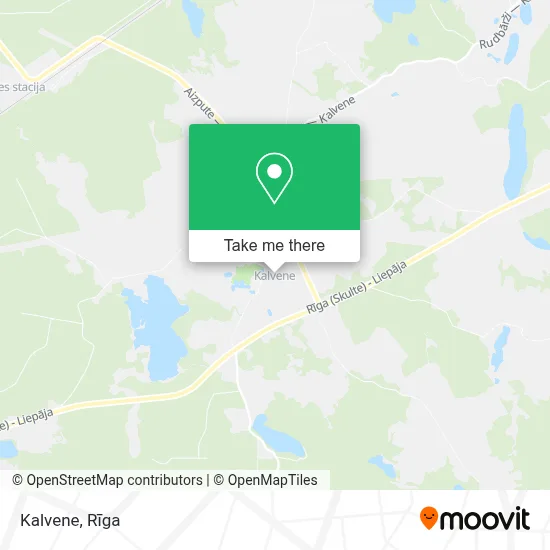 Kalvene map