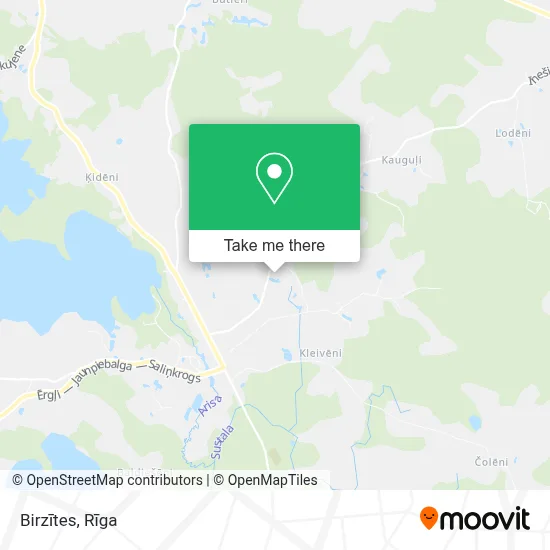 Birzītes map