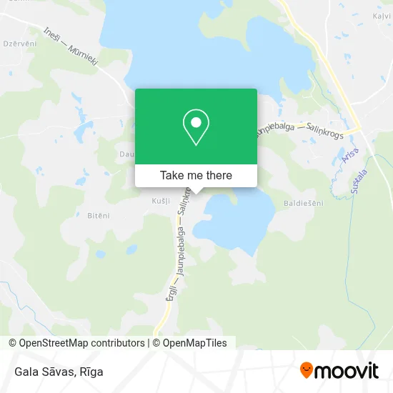 Gala Sāvas map