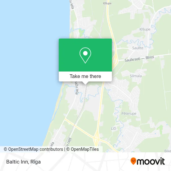 Baltic Inn map