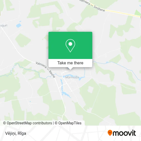 Vējiņi map
