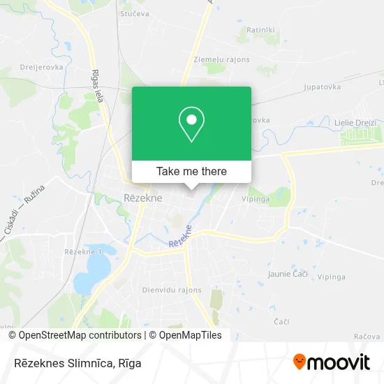 Rēzeknes Slimnīca map