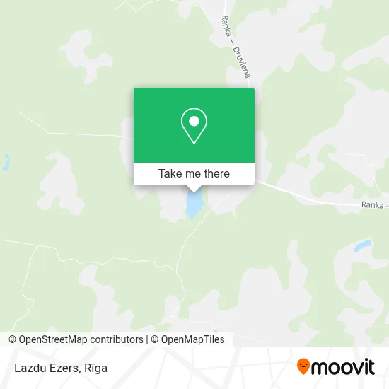 Lazdu Ezers map