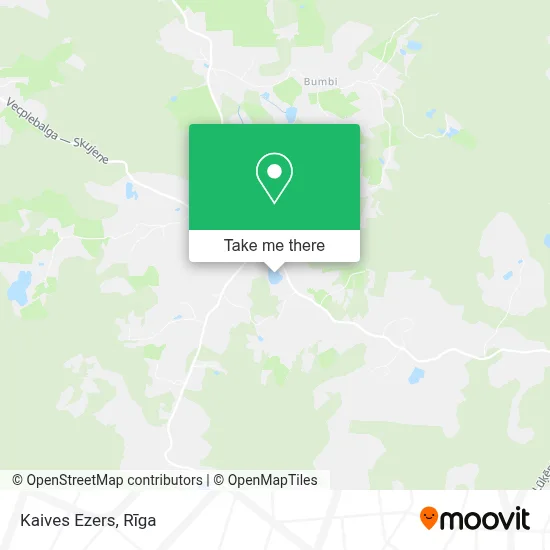 Kaives Ezers map