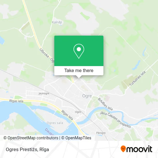Ogres Prestižs map