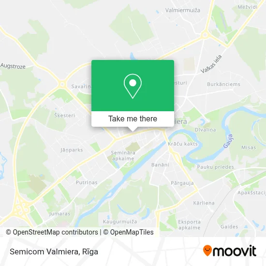 Semicom Valmiera map