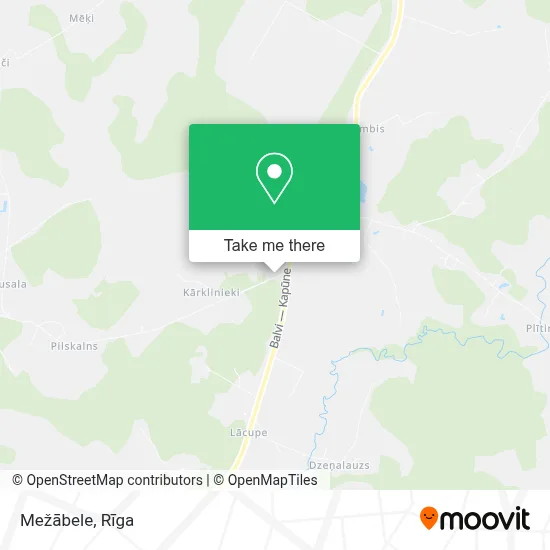 Mežābele map