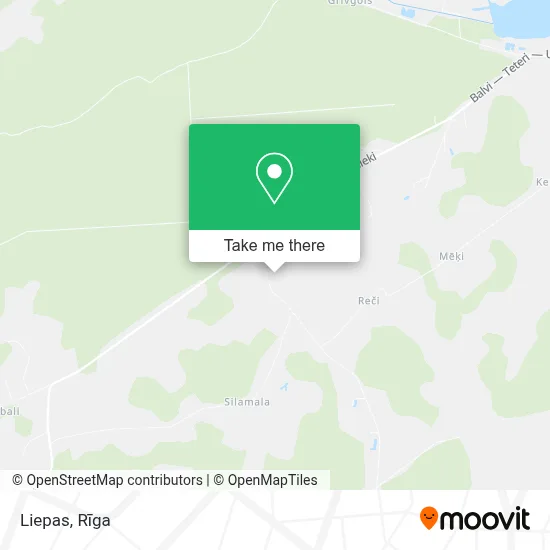 Liepas map