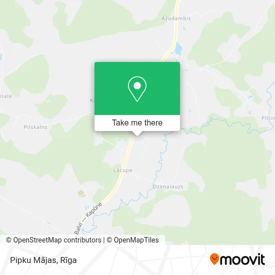 Pipku Mājas map