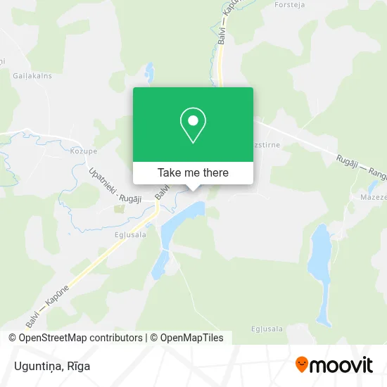 Uguntiņa map