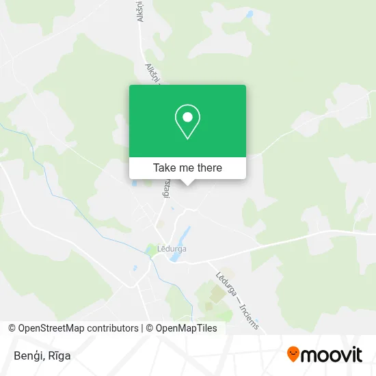 Benģi map