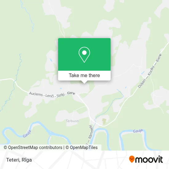 Teteri map