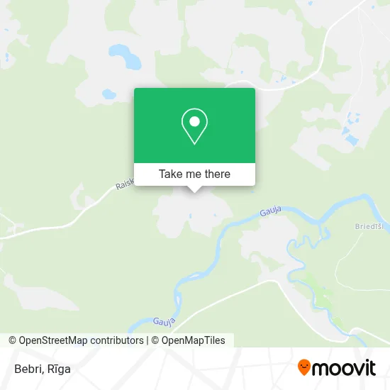 Bebri map