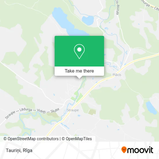 Tauriņi map